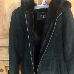 Black Sonoma+Life Suede Leather Jacket size Small